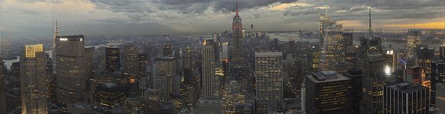 Panoramic view of New York from Top of the Rock