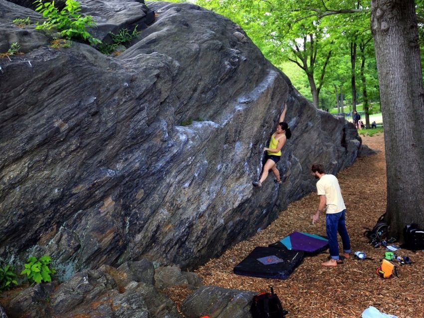 central park rock climbing