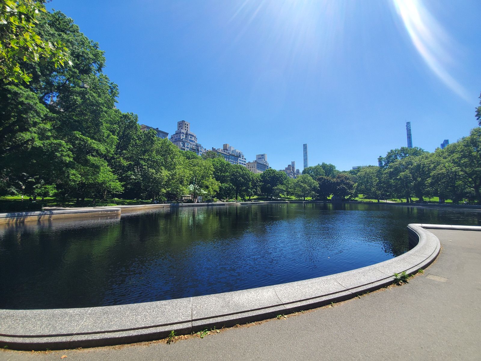 Conservatory waters in Central Park